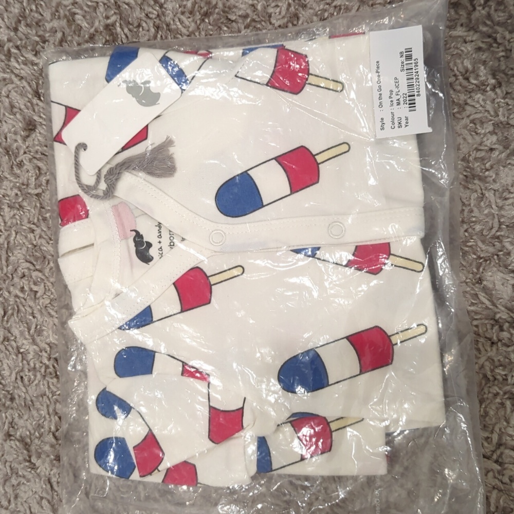 Ice Cream Print Kids Bodysuit